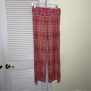 Helen Jon Multicolor Resort Lounge Pant Coverup Swim Pant size small